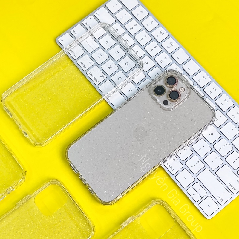 Ốp chống rớt kim tuyến viền silicon dẻo cao cấp iphone 12 pro max/12 pro/11 pro max/11 pro/ ip 11