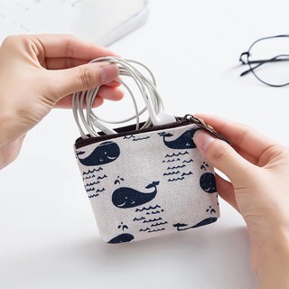 Ví mini đa năng vải canvas