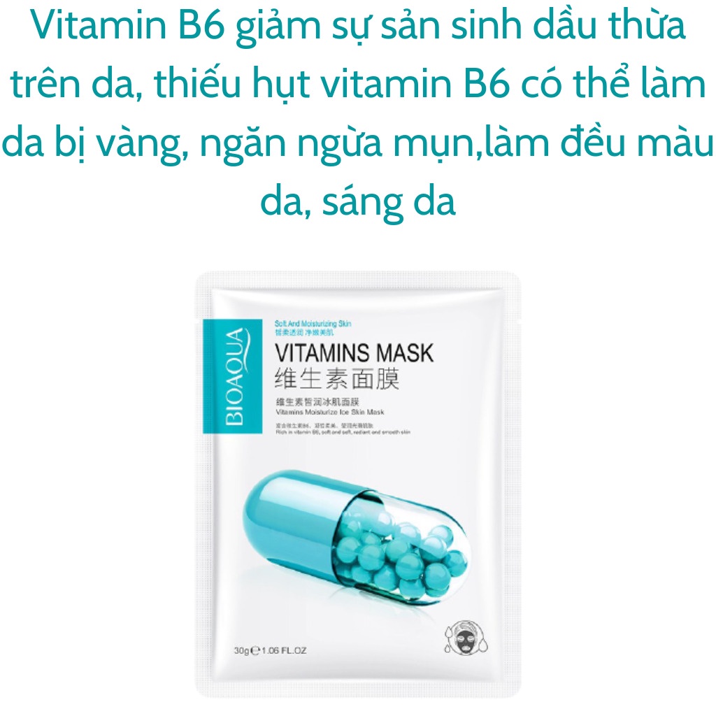 Combo 50 mặt nạ giấy dưỡng trắng da cấp ẩm nước se khít lô chân lông da dầu giảm mụn mask nội địa trung