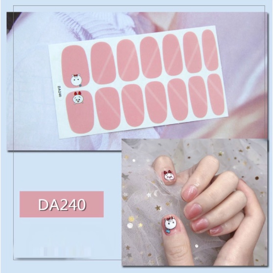 FOLLOW TẶNG 3KHÀNG CÓ SẴN 10 Kiểu - Bộ Sticker Dán Móng Nghệ Thuật Hàn Quốc Dễ ThươngCHỌN MẪUVOUCHER 100K