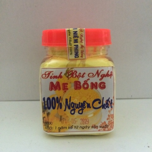 100g Tinh bột nghệ đỏ nguyên chất