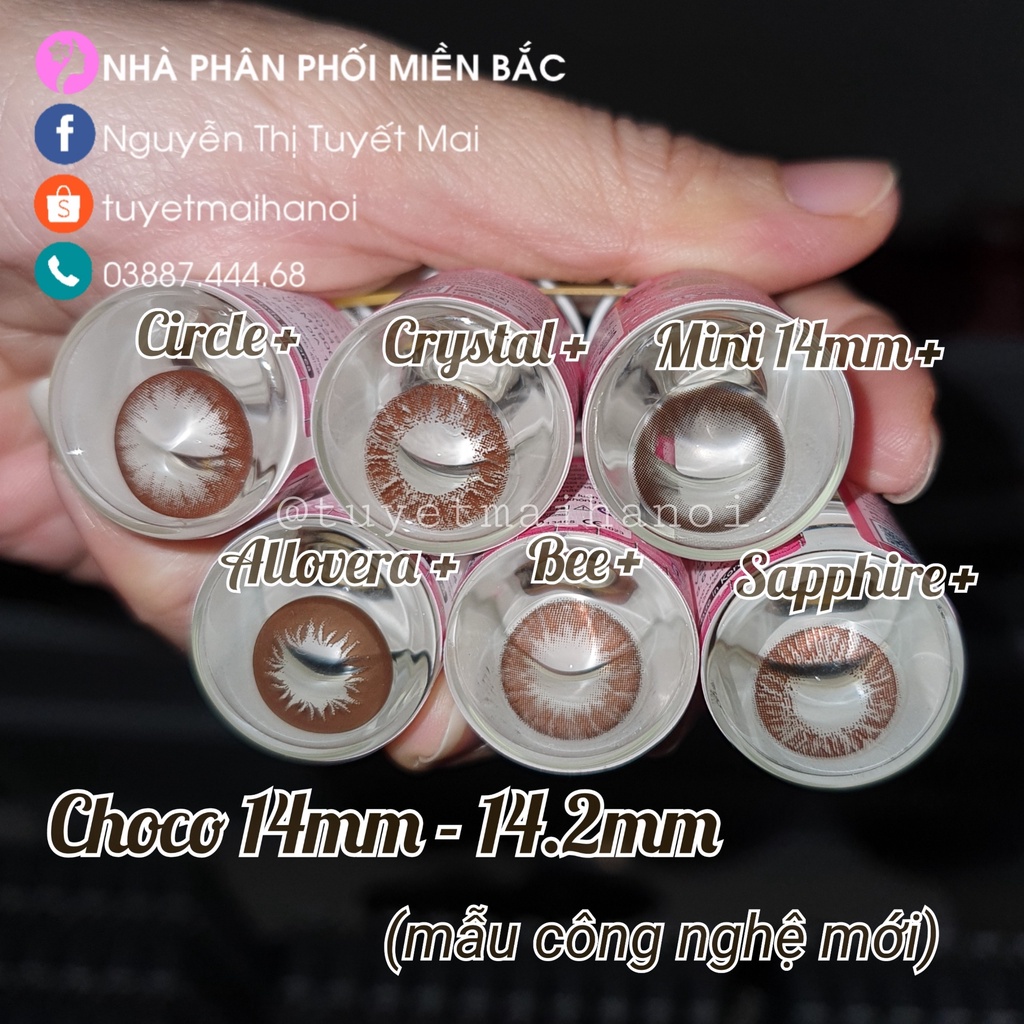 KÍNH ÁP TRÒNG Chính Hãng Vassen Sexy Me Hàn Quốc - Trọn bộ combo lens đầy đủ