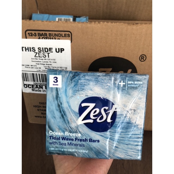 Xà phòng cục Zest 113g hàng nhập mỹ