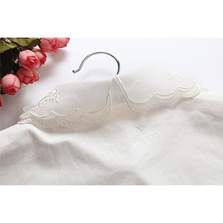 CỔ ÁO RỜI HOA VOAN 2 LỚP