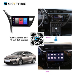 MẶT DƯỠNG LẮP MÀN HÌNH 10INCH CHO TOYOTA  ALTIS  2017-2022  KÈM JACK NGUỒN