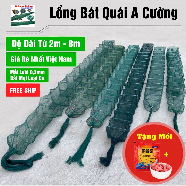 [ Tặng Mồi ]Lồng Bát Quái Bắt Tôm Cua Cá Lươn Trạch A Cường Fishing