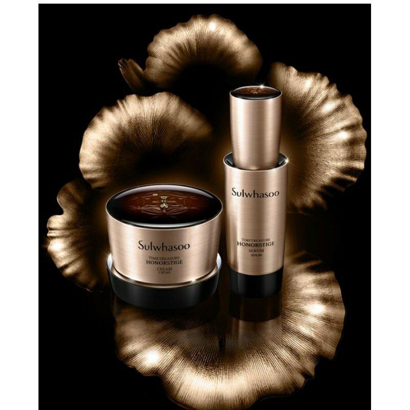 [ COMBO 12 GÓI ] Kem và tinh chất trẻ hóa 10 năm tuổi sulwhasoo Timetreasure Honorstige cream 1ml