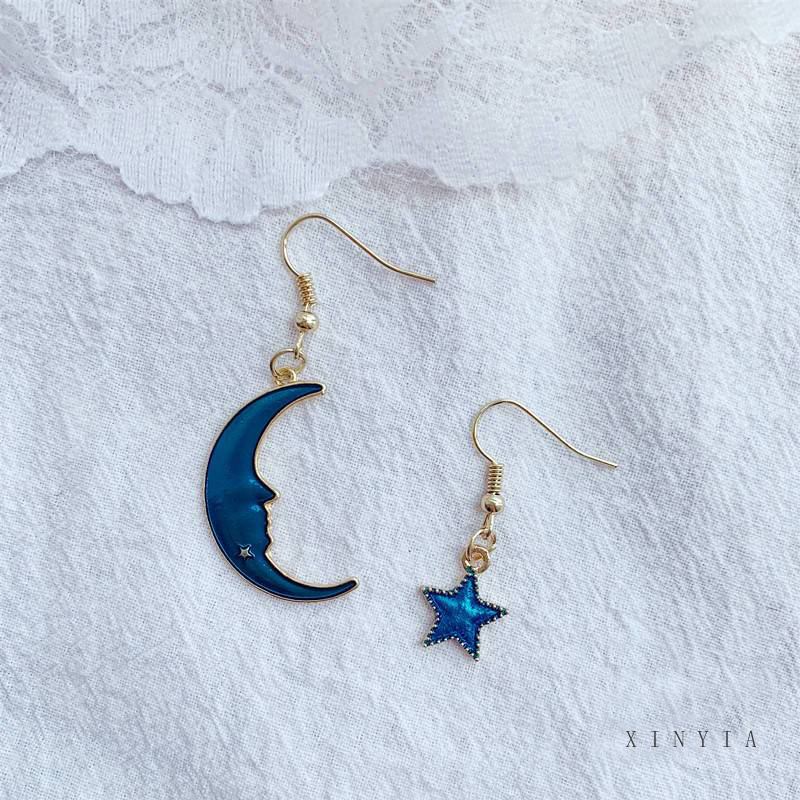 Set bông tai nữ dáng dài thiết kế hình dạng độc đáo phong cách Hàn Quốc