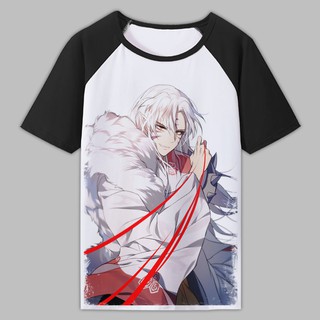 Áo Thun Tay Ngắn In Hình Nhân Vật Anime Inuyasha