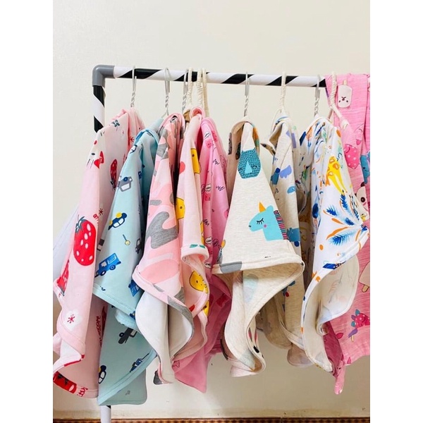 Áo choàng trẻ em cánh dơi chống Nắng Gió [Hàng cao cấp] - Đủ size 0-6 tuổi | Vải cotton xuất dư thoáng mát thấm mồ hôi