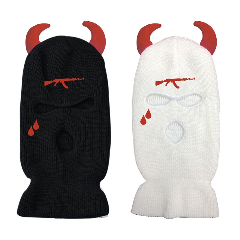 Mũ Len Che Phủ Cổ 3 Lỗ Thoáng Khí Cho Các Hoạt Động Ngoài Trời