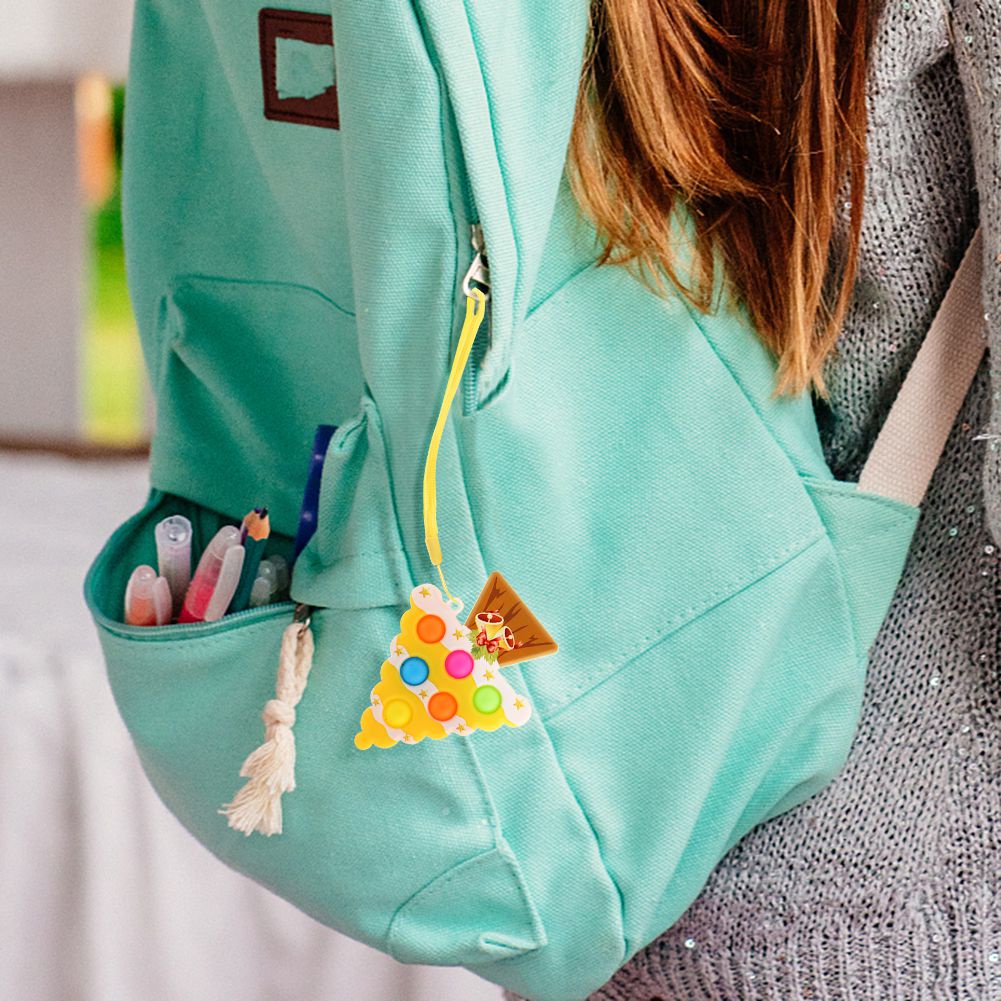 Đồ chơi bóp nén đẩy bong bóng hình cây thông noel làm quà tặng cho trẻ em