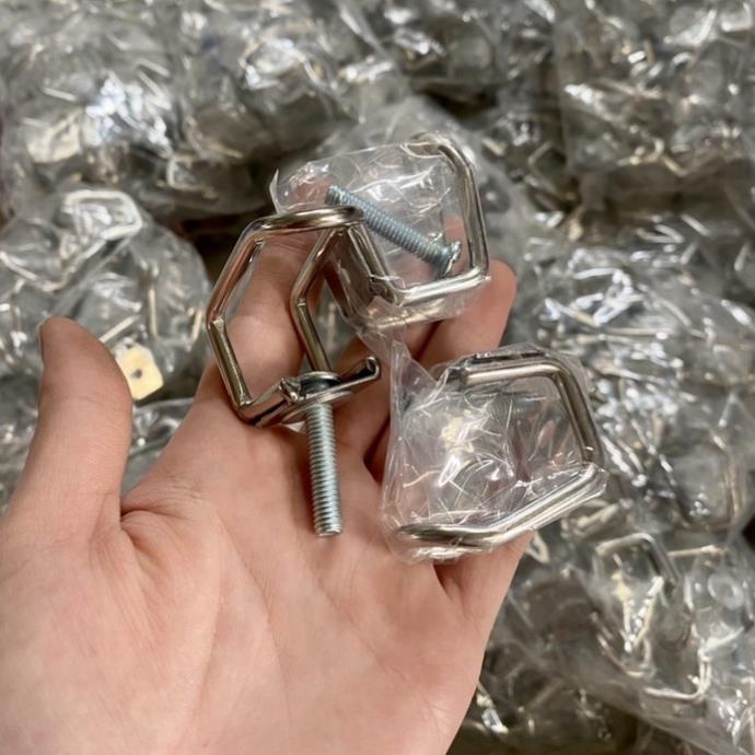 Móc Treo Đồ Xe Máy Inox/ Móc Chữ U Inox & Móc Kẹp Inox Siêu Chắc Chắn Tặng Kèm Ốc Size 6ly