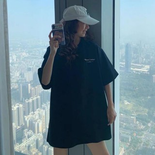 Áo Thun tay lỡ Unisex Black White