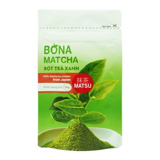 Bột trà xanh Bona Matcha dòng MATSU 50g