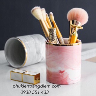 Lọ Đựng Cọ Trang Điểm Sứ Ceramic