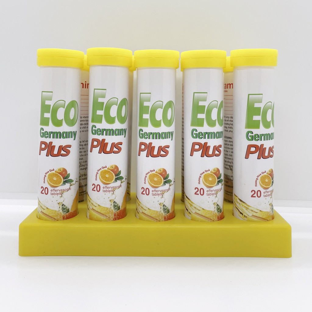 Hộp 20 viên C Sủi bổ sung vitamin khoáng chất, giải độc gan Cam 4 gam | Thế Giới Skin Care