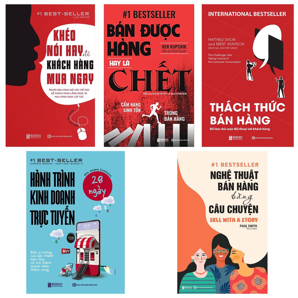Sách Combo 5 cuốn Trở Thành Người Bán Hàng Giỏi