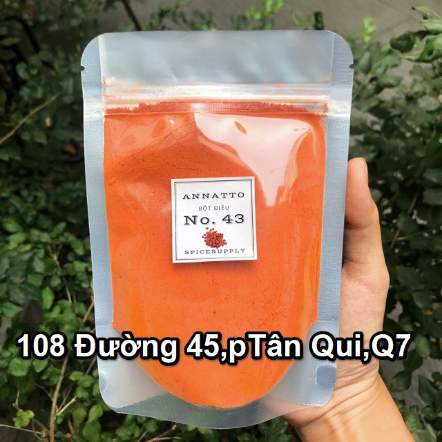 Annatto Powder - bột Điều nguyên chất màu gạch tôm đỏ 100% tự nhiên Hũ 120ml | BigBuy360 - bigbuy360.vn