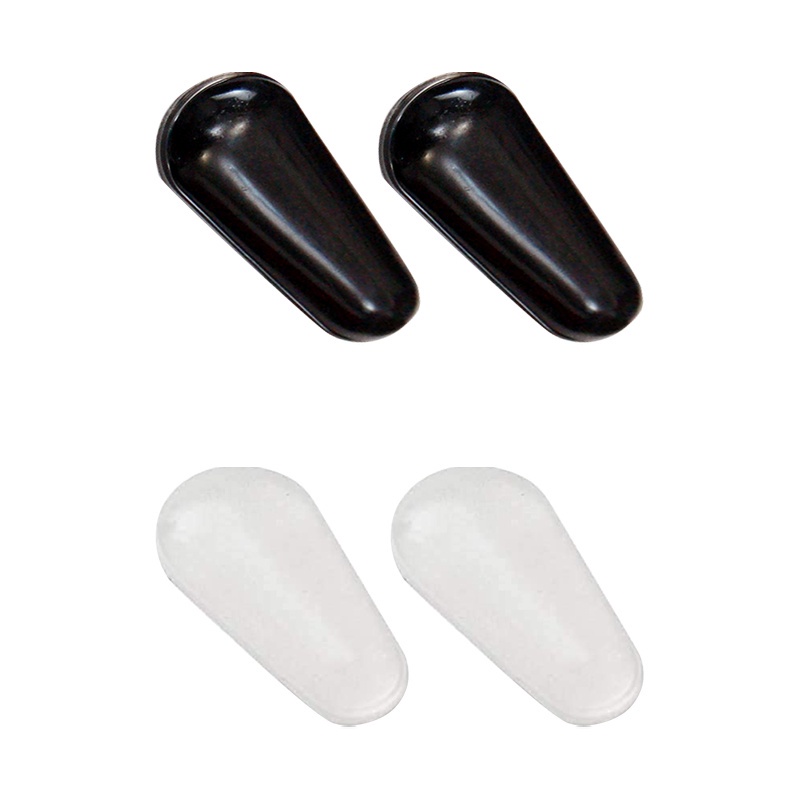 1 Cặp Đệm Mũi Silicone Trong Suốt Chống Trượt Cho Mắt Kính JP5