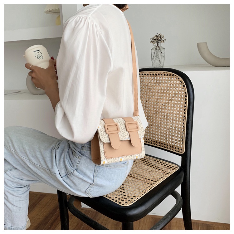 Túi đeo chéo mini họa tiết hoa cúc dễ thương ST22