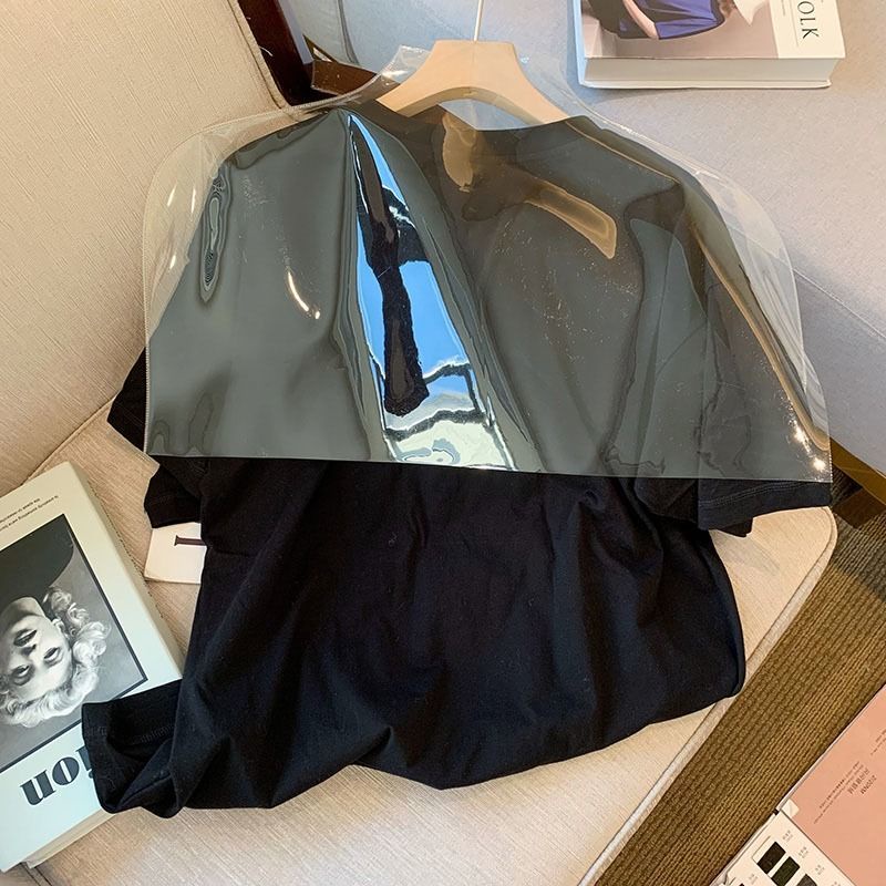 Áo Thun Tay Ngắn Dáng Rộng Thiết Kế Đơn Giản Trẻ Trung Hợp Thời Trang