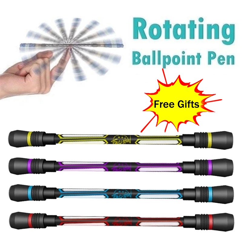Bút Xoay Tay 0.5mm Bằng Nhựa Chống Trượt Thoải Mái Màu Sắc Ngẫu Nhiên