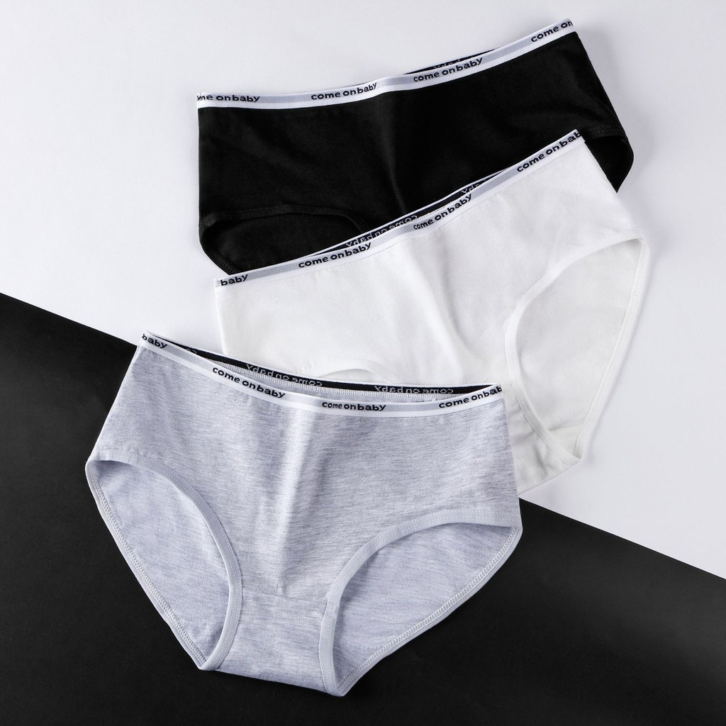 Quần Lót Nữ Cotton - Quần Lót Nữ kháng khuẩn thoáng mát màu sắc nhẹ nhàng viền in chữ DAN STORE MẪU 8186