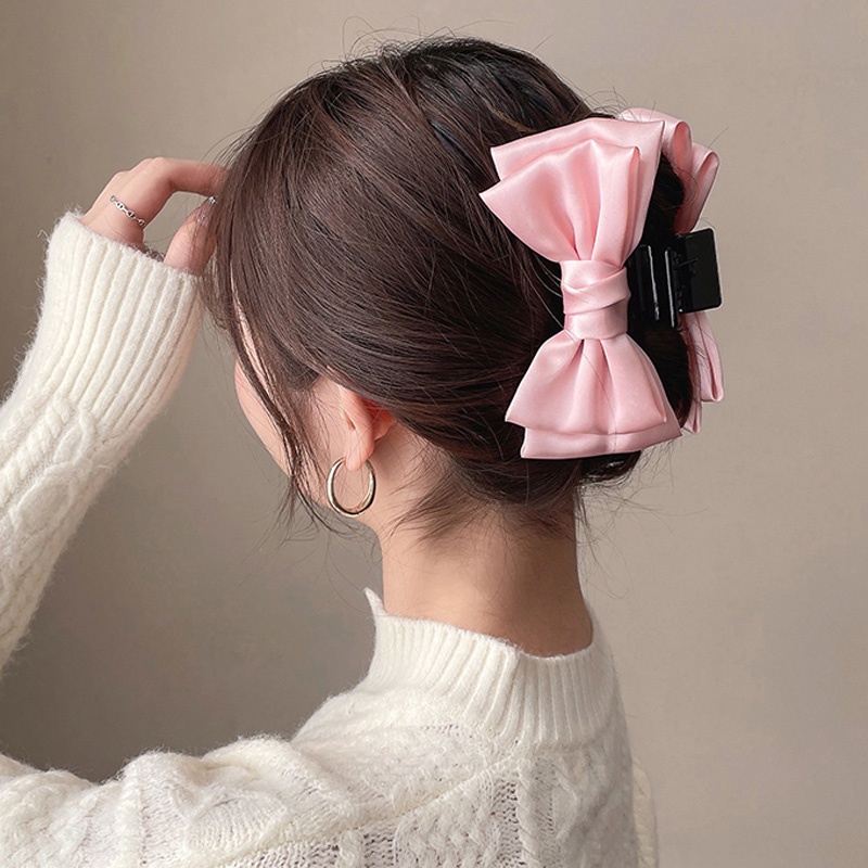 Kẹp Tóc Nơ Lớn Thời Trang Hàn Quốc