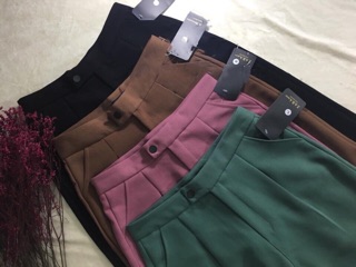 Quần baggy lệch gấu