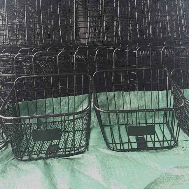 Giỏ sắt xe đạp điện, xe máy điện có lưới