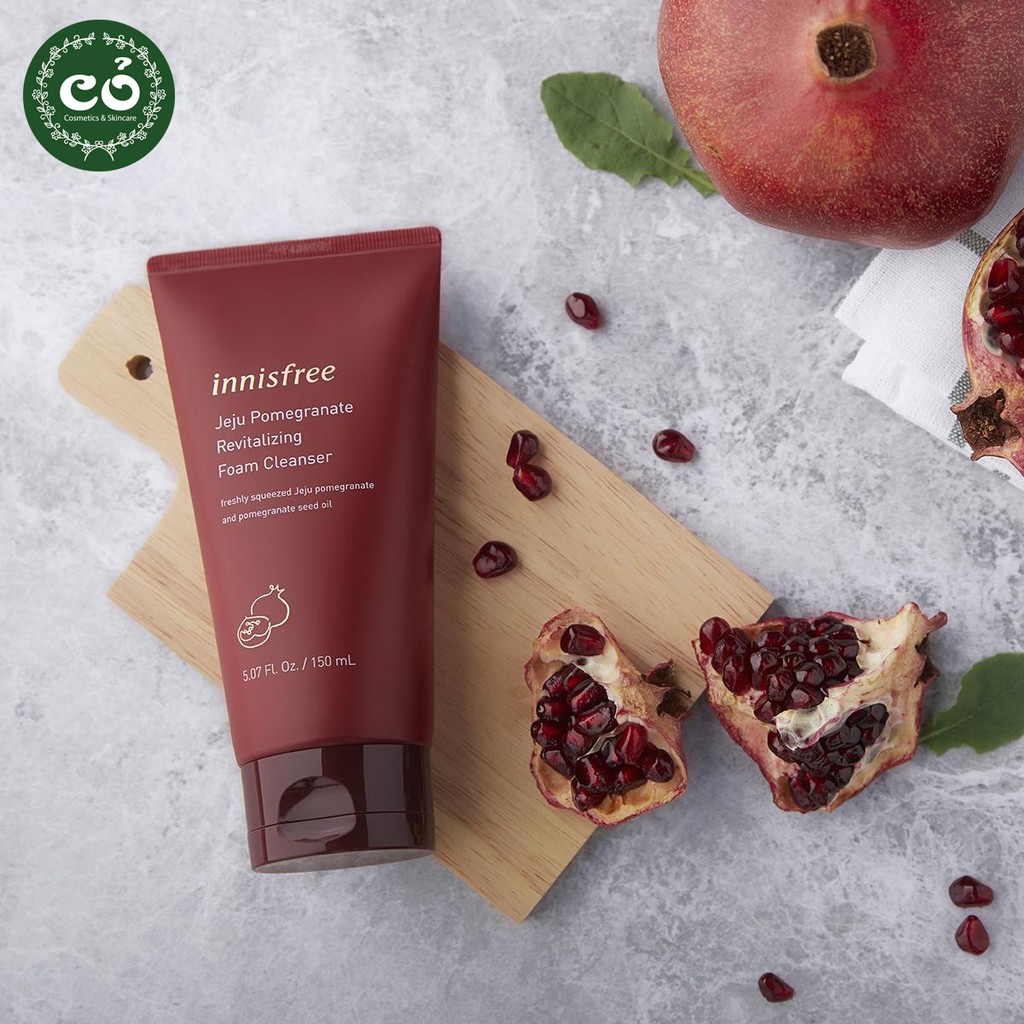 Sữa Rửa Mặt Lựu Innisfree Jeju Pomegranate Revitalizing Foam Cleans