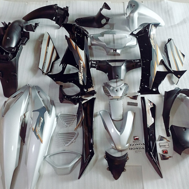 Bộ nhựa dàn áo xe FUTURE NEO màu BẠC nhựa nguyên sinh ABS cao cấp -SPS-8608