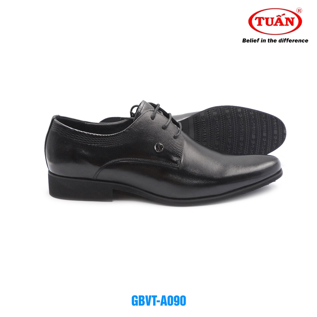 Giày da nam giày tây buộc dây quai da nhập khẩu đế cao su GBVT-090