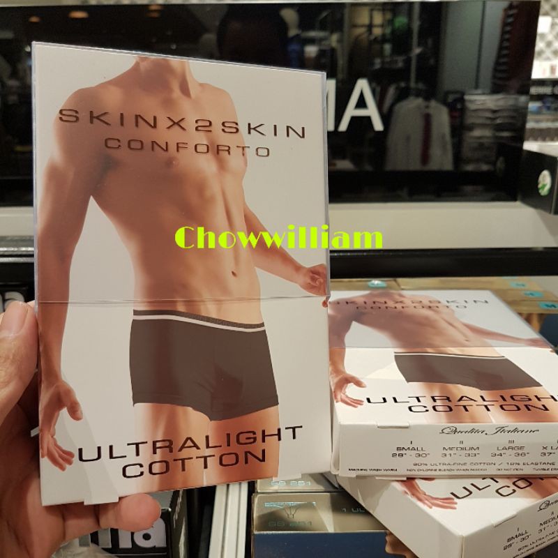 Skin X2 Skin - Renoma - 1 Ultra Boxer Cotton - Dalm Quần Lót Nam