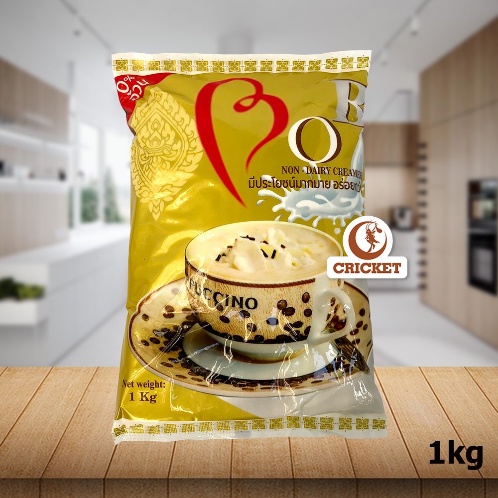 Bột sữa kem béo BoB cao cấp ( 1kg ) - Nguyên liệu pha trà sữa thơm ngon, tròn vị. Ngon như Delite, Homemix, 3ly.
