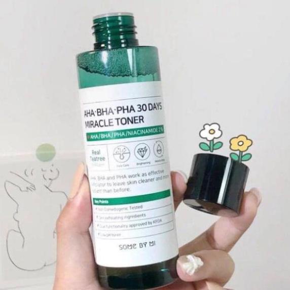 Toner Dưỡng Ẩm Làm Sạch Some By Mi AHA-BHA-PHA 30 Days Miracle Toner- NGỪA MỤN, LÀM SÁNG DA, KIỂM SOÁT BÃ NHỜN