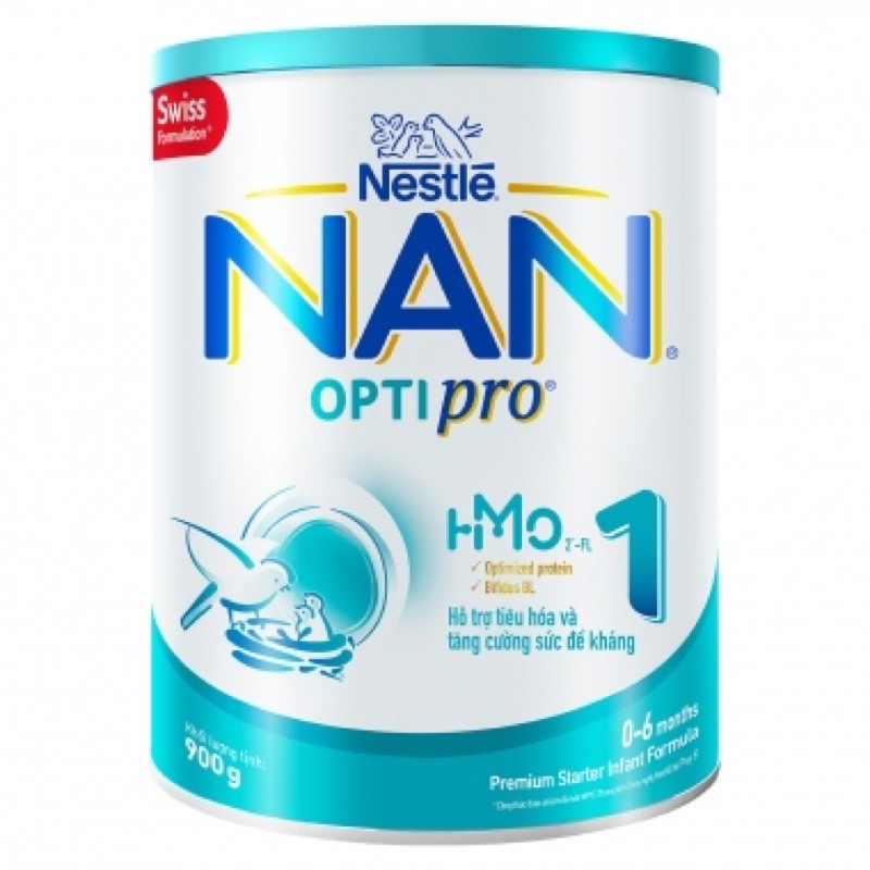 Sữa bột Nestle Nan Optipro 1 900g ( mẫu mới 900g )