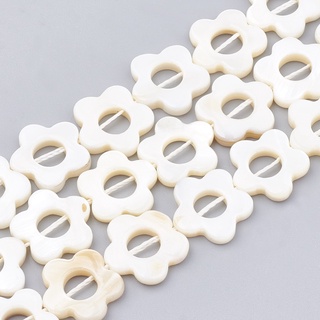 Bộ 2~20 hạt xỏ vòng tay BENECREAT vỏ sò tự nhiên hình hoa / mặt trăng / trái tim / tròn