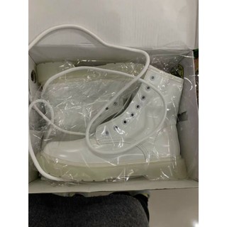 [ORDER TAOBAO] GIÀY BOOT NỮ DA BUỘC DÂY MÀU ĐEN TRẮNG