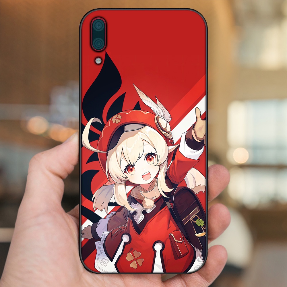Ốp lưng Huawei Y7 Pro 2019 viền đen in hình Klee Genshin Impact