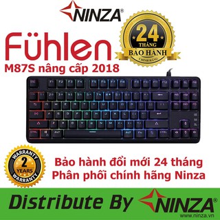 Bàn Phím Game Có Dây Fuhlen M87S RGB Blue Switch - Hàng Chính Hãng