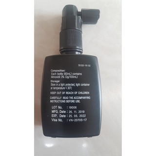 Xịt chống rụng tóc, kích thích mọc tóc MINOXYL SOLUTION 3% (60ml)