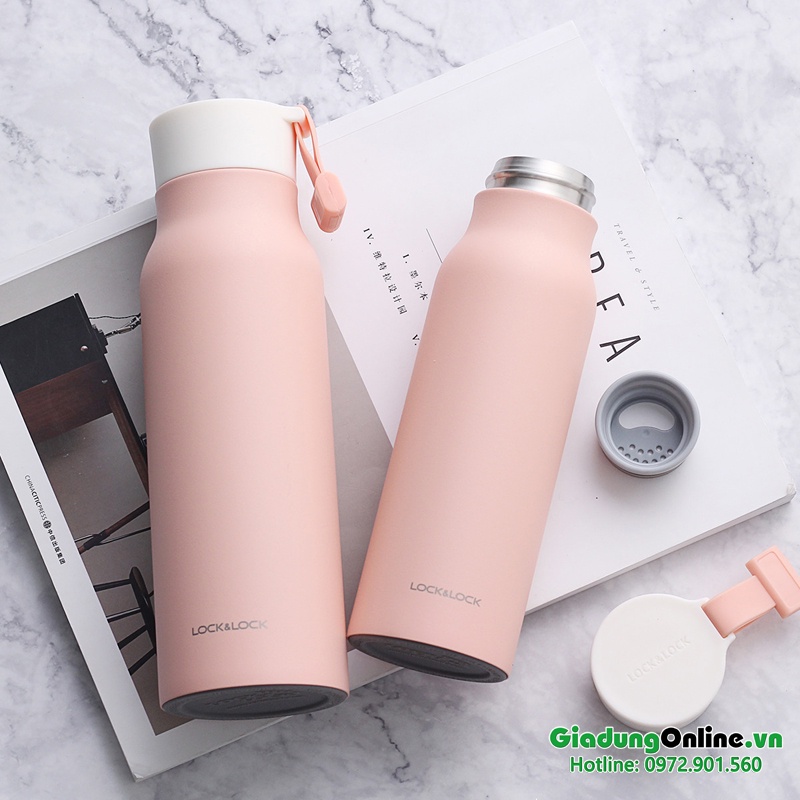 Bình Giữ Nhiệt Lock&Lock Name Tumbler New Version 500ml LHC4125