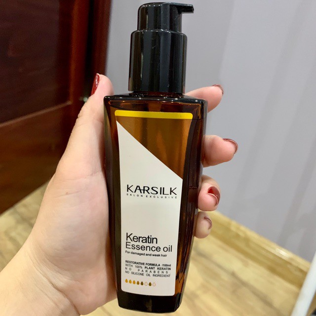 Tinh dầu dưỡng bóng Karsilk Keratin Essence Oil 100ml