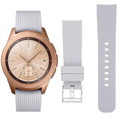 Dây đeo silicon 20mm cho đồng hồ thể thao Samsung Galaxy Watch sm-r810 42mm &amp; Gear 2