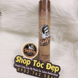 COMBO GÔM +SÁP VUỐT TÓC SUAVECITO POMADE STRONG HOLD