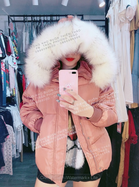 Áo Phao Mũ Lông Trơn Chất Liệu Phao Cực Ấm P058 - Thiện Thảo | BigBuy360 - bigbuy360.vn