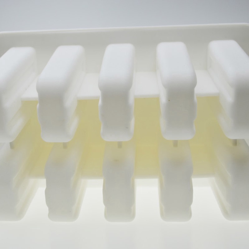 Bộ 10 khuôn Làm Kem Que Chất Liệu Silicone