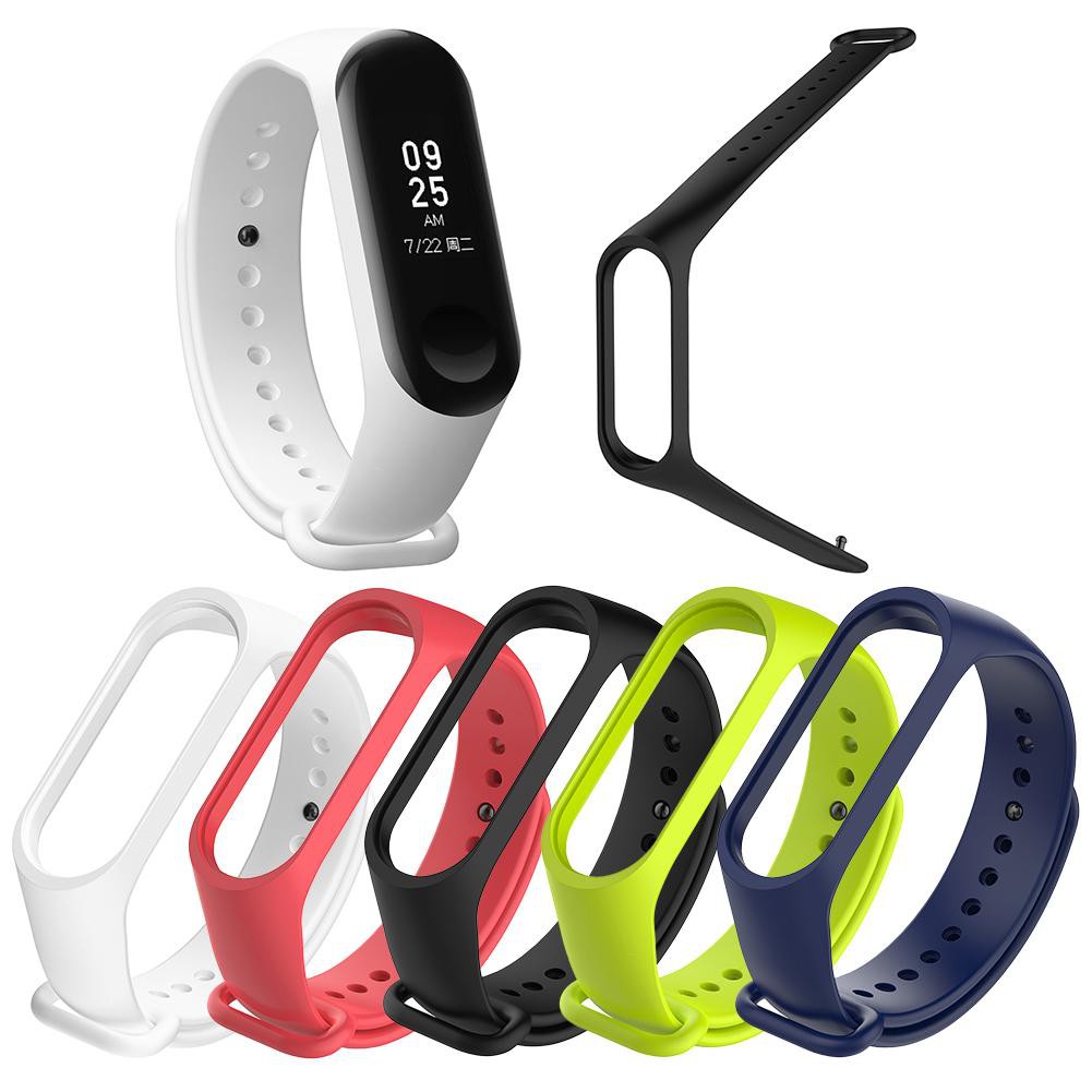 Dây Đeo Silicone Dom Cho Đồng Hồ Thông Minh Xiaomi Miband 3 4